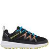 COLUMBIA BOYS WATERPROOF LACE TRAINER - BLACK ORANGE